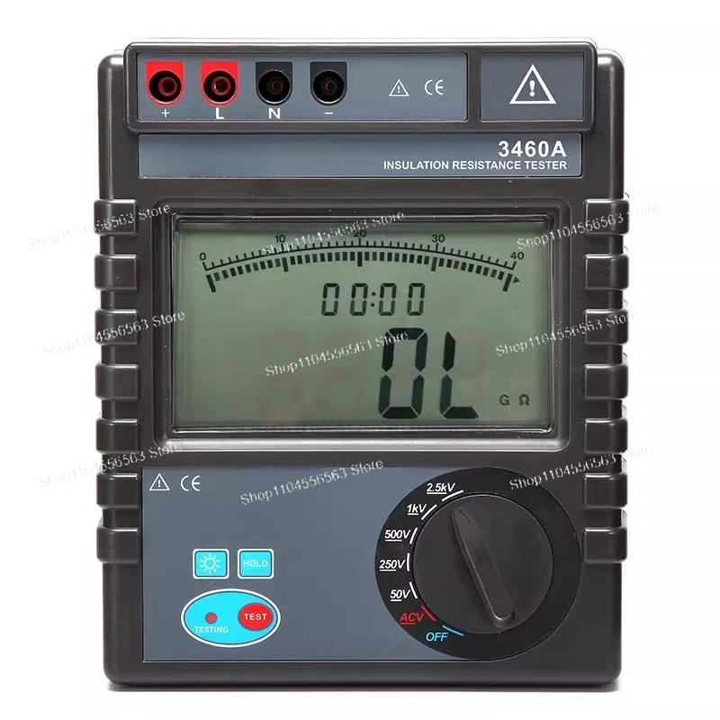 

Измеритель сопротивления изоляции высокого напряжения ETCR3500B 10 кВ с функцией мегаомметра для профессиональных электротехнических испытаний