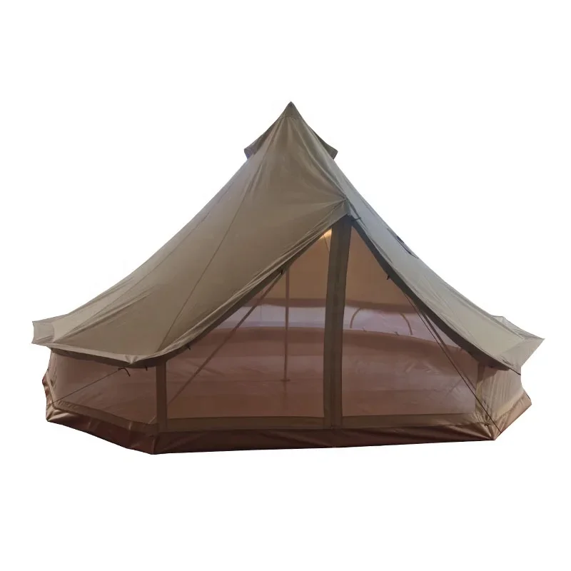 100% Cotton Bell Tents Offer A Cozy and Breathable Camping Experience Combining Comfort with Style for Your Outdoor Adventures