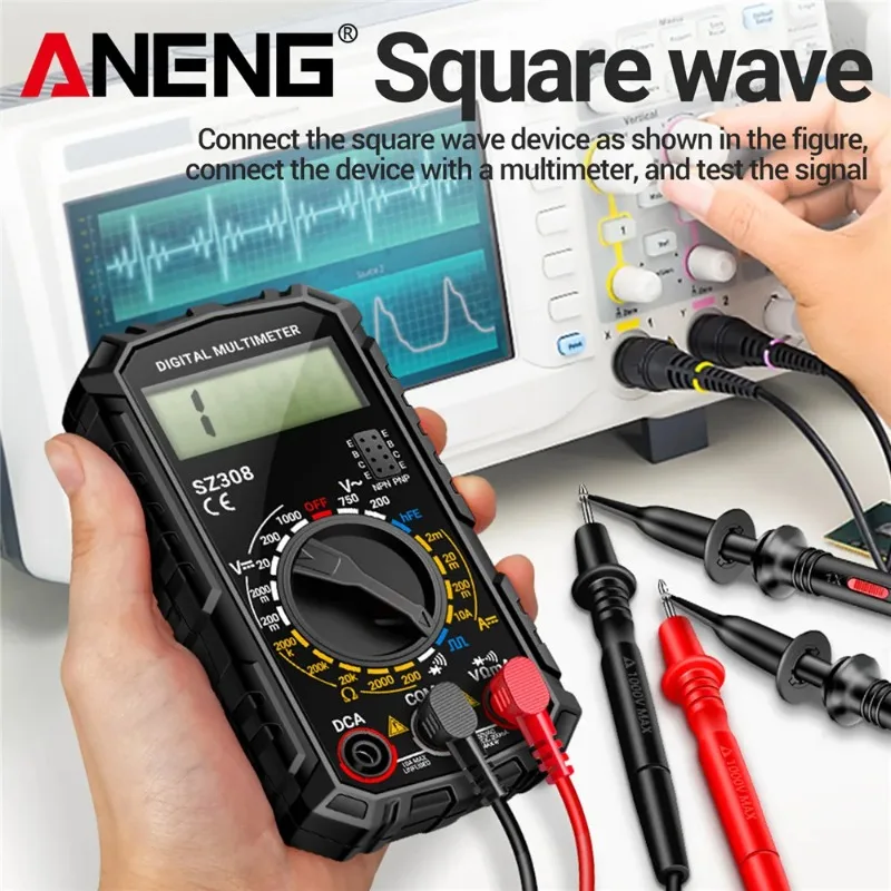 

Multimeter Tester Pen Suit ANENG SZ308+B15 Multimeters 1999 Counts 24-250V Voltage Detector Meter Diagnostic Breakpoint Finder
