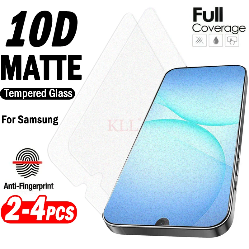 

2-4pcs Matte Tempered Glass for Samsung Galaxy A17 A07 A56 A36 A26 A16 A06 A35 A25 A15 A05s A53 A33 Frosted Screen Protector