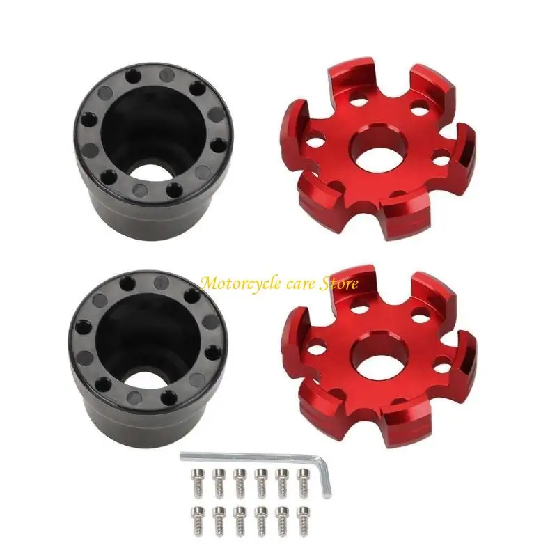 U75F 2pcs Wheel Crash Protector Motorcycle Frame Slider Culted Scooters Accessori