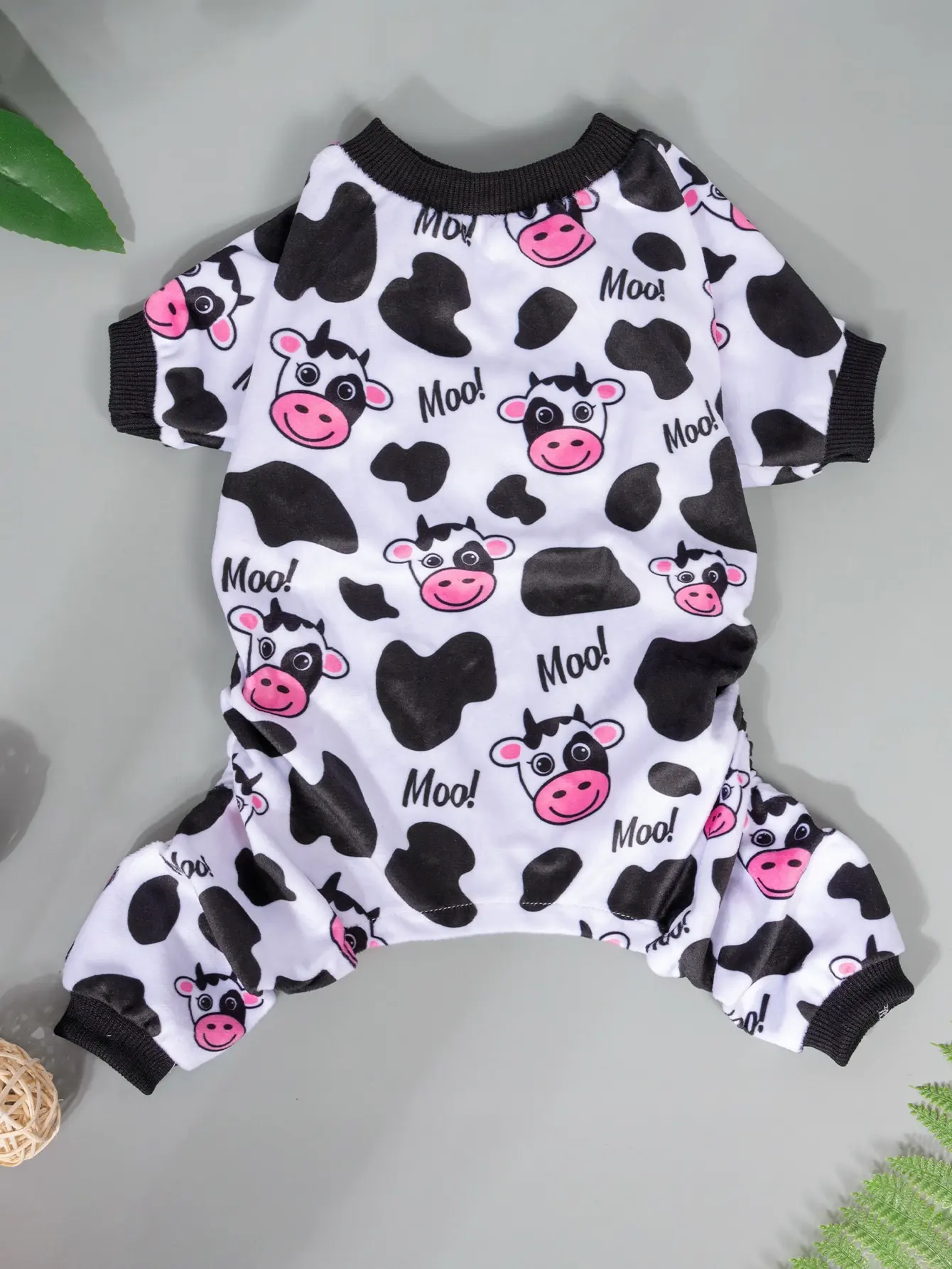 U Pick Fashion Hondenpyjama Polyester Pyjama voor Mannelijke Hond Vrouwelijke Hond Populaire Dierenkleding Hond Onesies Print Hondenpyjama