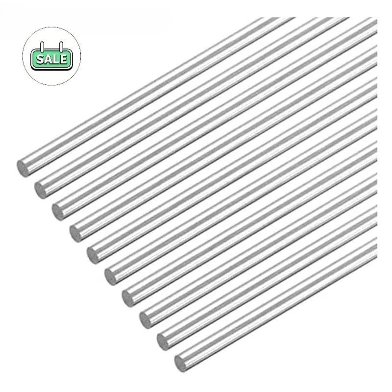 Diameter 1mm 2mm 3mm 4mm 5mm 6mm 7mm 8mm 9mm 10mm Linear Shaft Stainless Steel Rod Solid Round Rod Bar for DIY Craft Lathe Tool