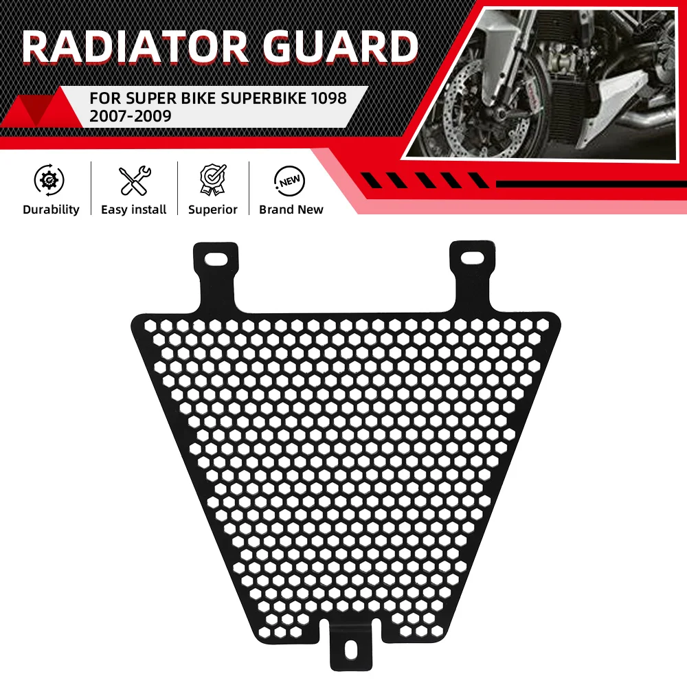 

For DUCATI SUPERBIKE 1098 2007 2008 2009 Motorcycle Accessories Radiator Grille Guard Cover Protector Water Tank Protection