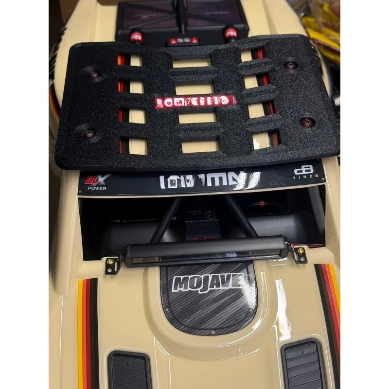 Roof Guard Roll Cage Luggage Rack 3D Multi-Color Printed PETG Fiberglass for MOJAVE V3 6S 1/7 Desert Short Course RC Car