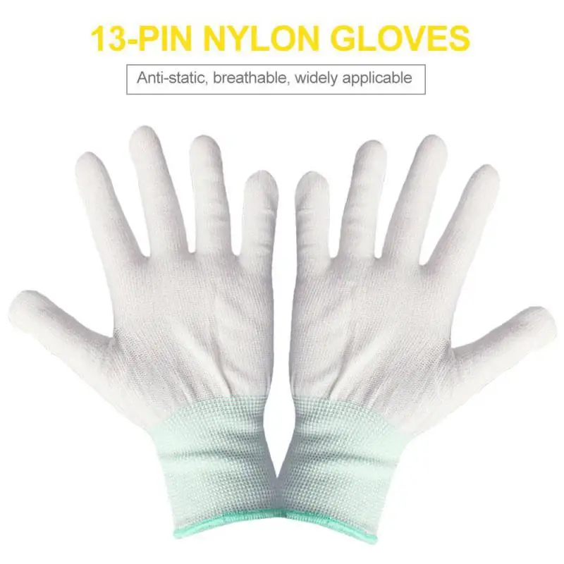 Anti-static Carbon Fiber Gloves PU Coating Layer Mobile Phone Electronic Parts Repair Protective Gloves