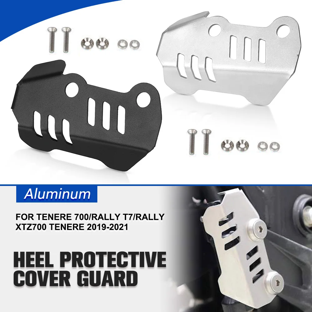 

Heel Protective Cover Guard Rear Brake Master Cylinder Guard For Yamaha Tenere 700/Rally T7/Rally XTZ700 Tenere 2019 2020 2021