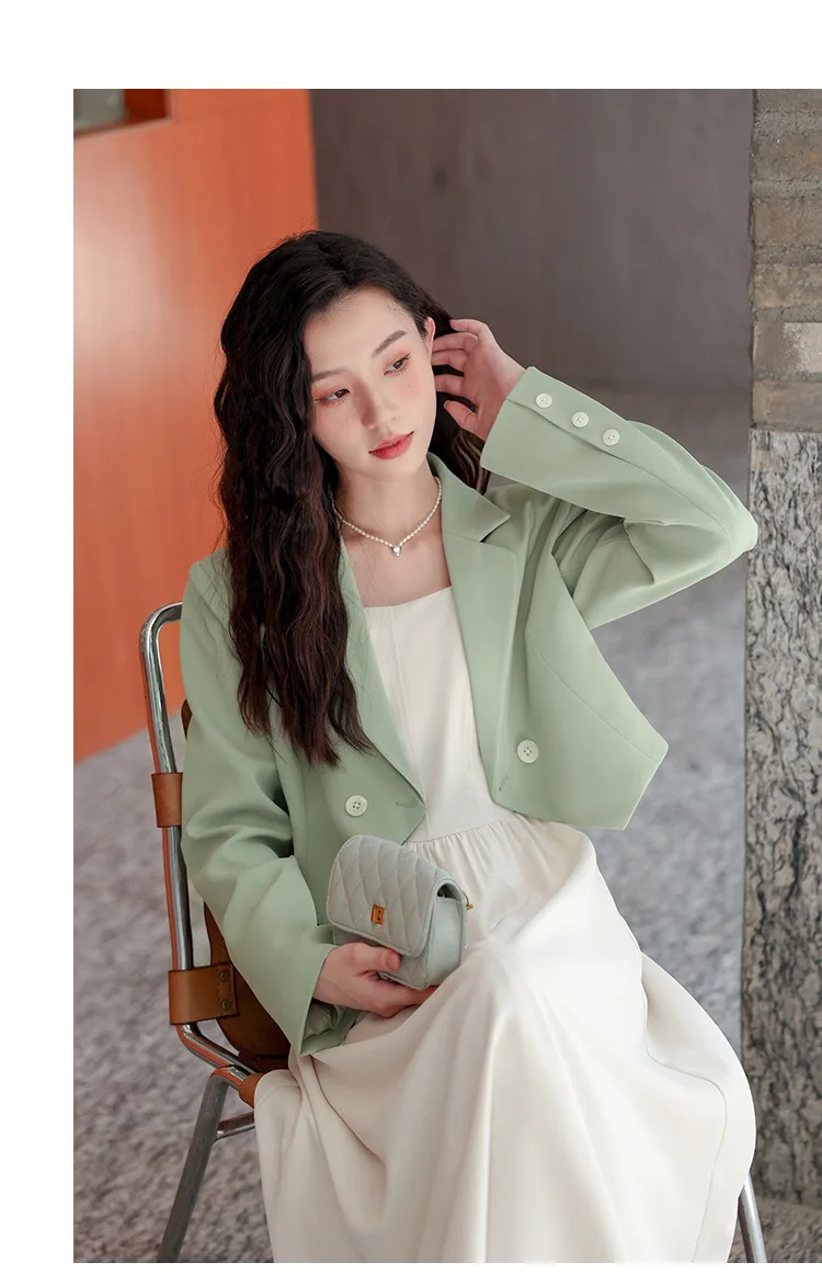 Casual vrouw blazer zakken geruite stiksels kunst Renaissance touw vetersluiting schouderophalen grote vroege klinknagel maatwerk ruches strepen gewatteerd