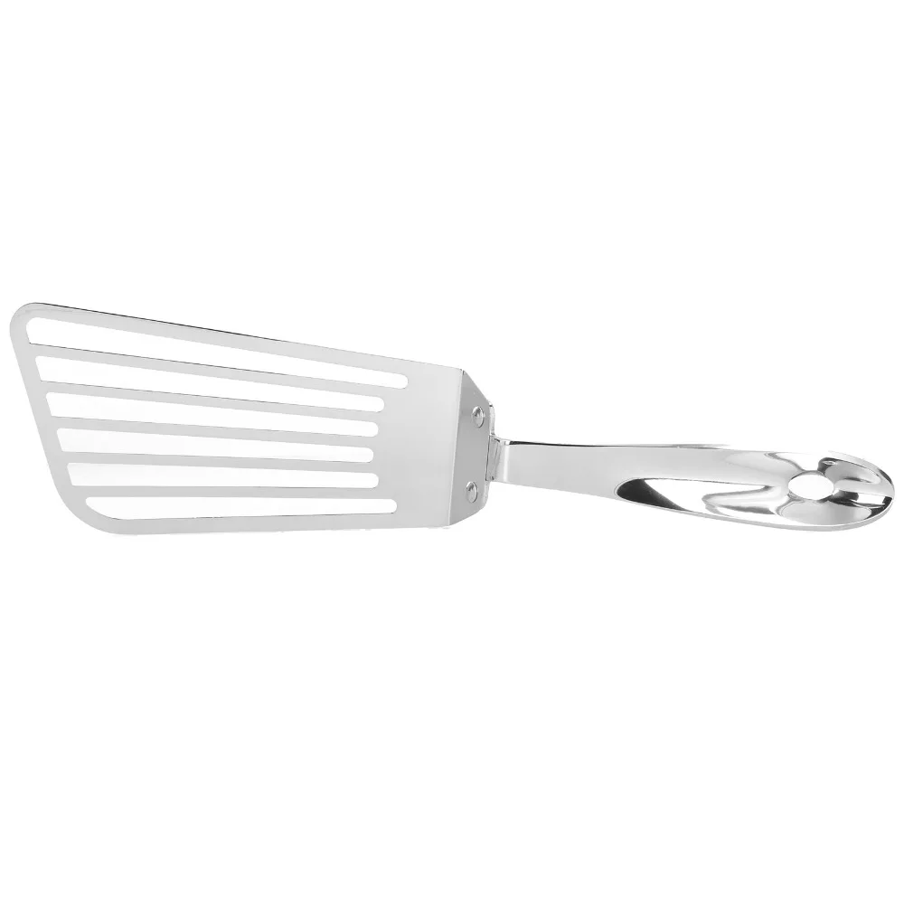 Stainless Steel Slotted Spatula Thin & Sturdy Mirror Finish Fish Spatula Dishwasher Safe Multi-functional Slotted Turner