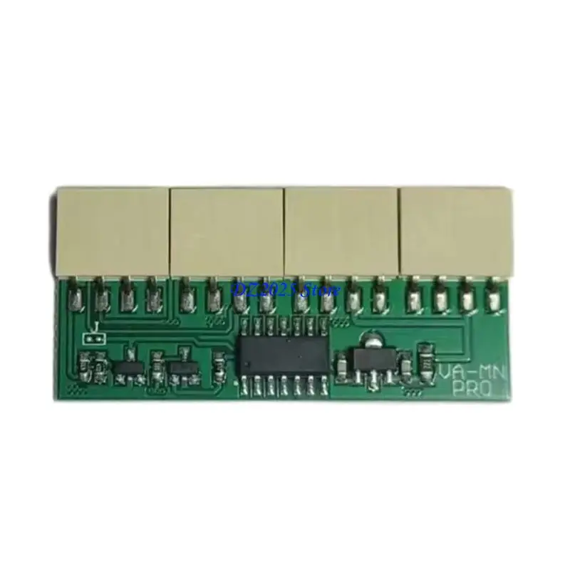 

Q6RC PWM Computer Fan Splitter, Fan Emulator 4 Port PC Fan Speed Controller