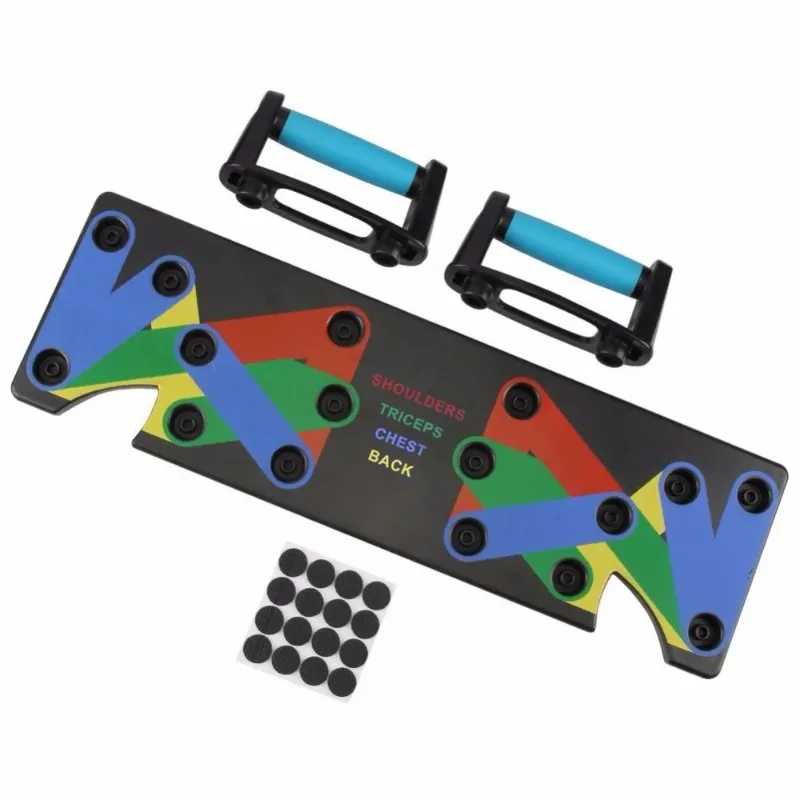 New Portable Multifunctional Push-up Board Set with Handles Foldable Fitness Equipment for Chest Abdomen Arms and Back Training