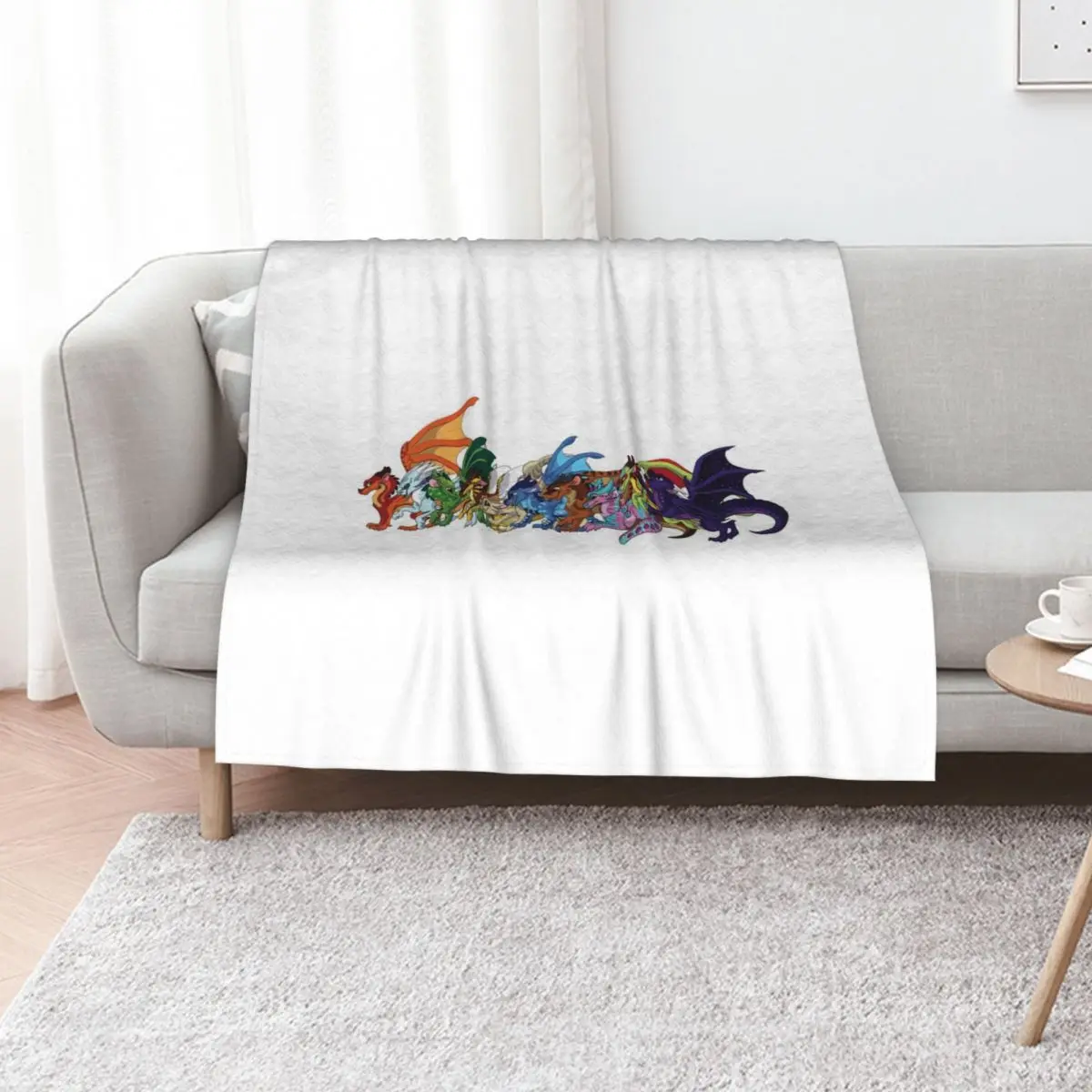 Wings of Fire Dragonets Throw Blanket Luxury Brand Travel Sleeping Bag Tourist Cute Plaid Blankets