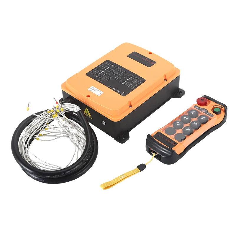 Interruptor sem Fio para Talha de Rádio Controle Remoto Botões Canal de Velocidade Dupla Controlador de Empilhadeira 12264v Qualidade Superior Q606