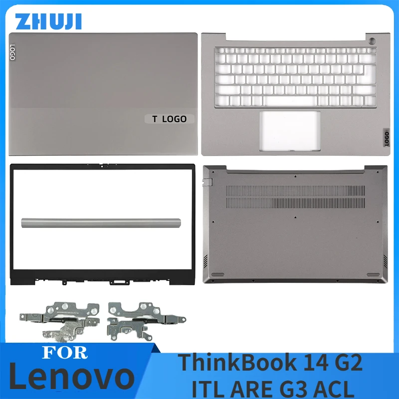 New For Lenovo ThinkBook 14 G2 ITL ARE G3 ACL Laptop LCD Back Cover/Front Bezel/Palm rest/Bottom Case/Rear Lid Top Case/Hinge