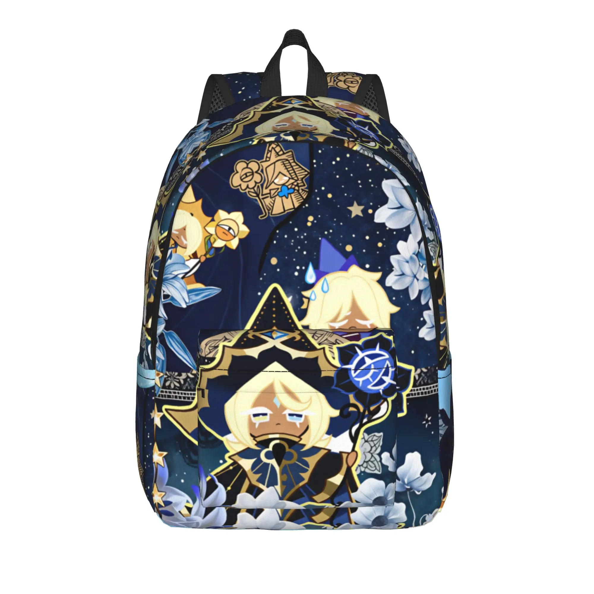 Shadow Milk  (3) Backpack Cookie Run Kingdom Women Men Polyester Workout Backpacks Big Kawaii School Bags Rucksack