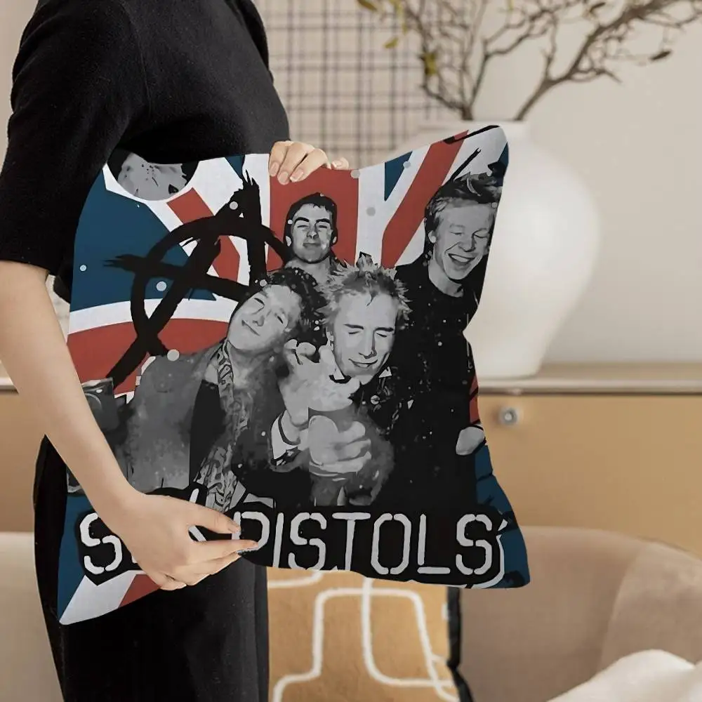 Rock Band S-Sex P-Pistols Pillow Cover Design cushion Cover decor Holiday Decorati