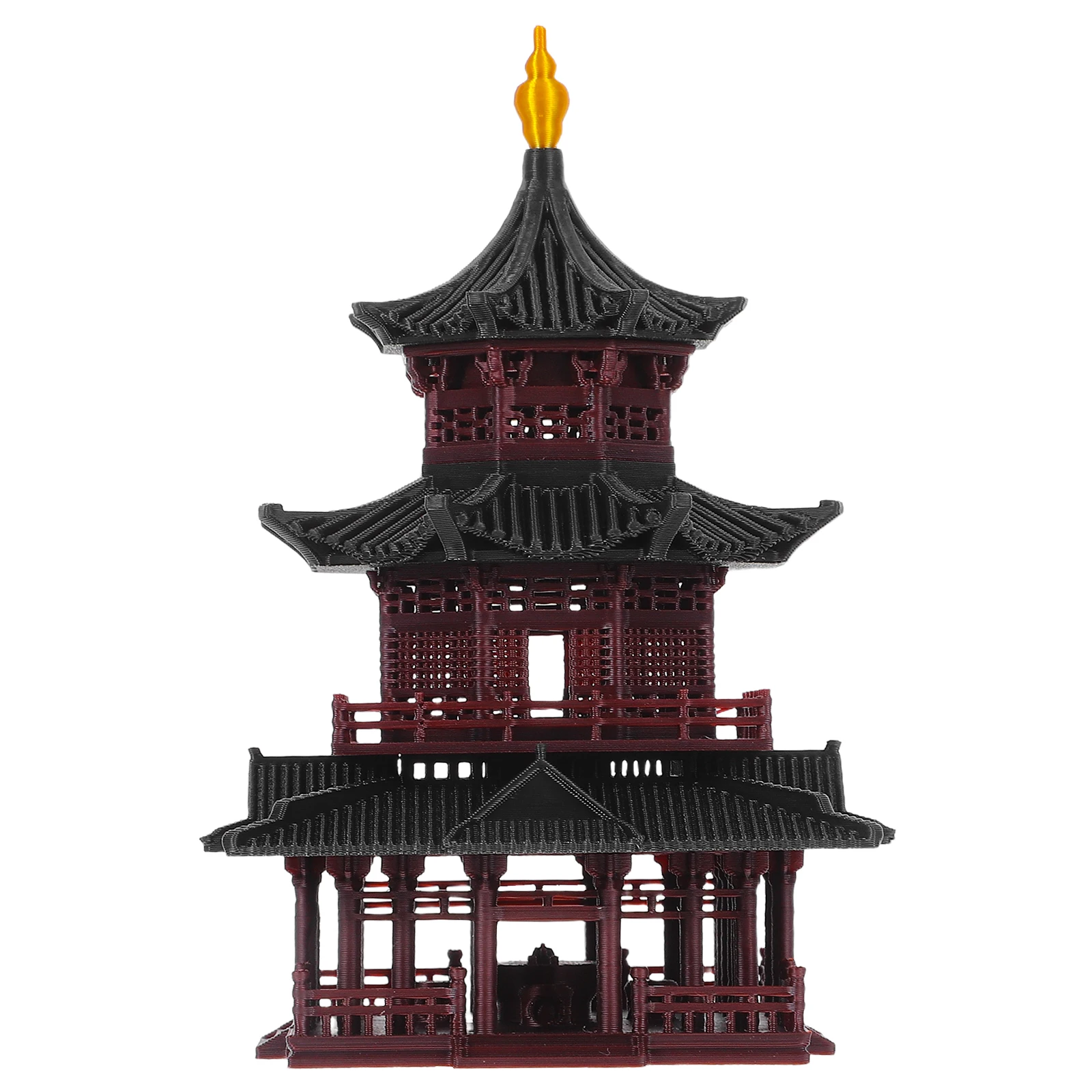 

Asian Zen Garden Pagoda Sculpture Handmade Mini Tower Decoration for Meditation Space Bonsai Display Fairy Garden Accessories