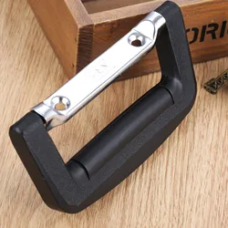 130*64mm Black Case Handle Luggage Cabinet Pulls Handle Suitcase Holder Solid Handle Hardware Chinese Style Antique Case Handles