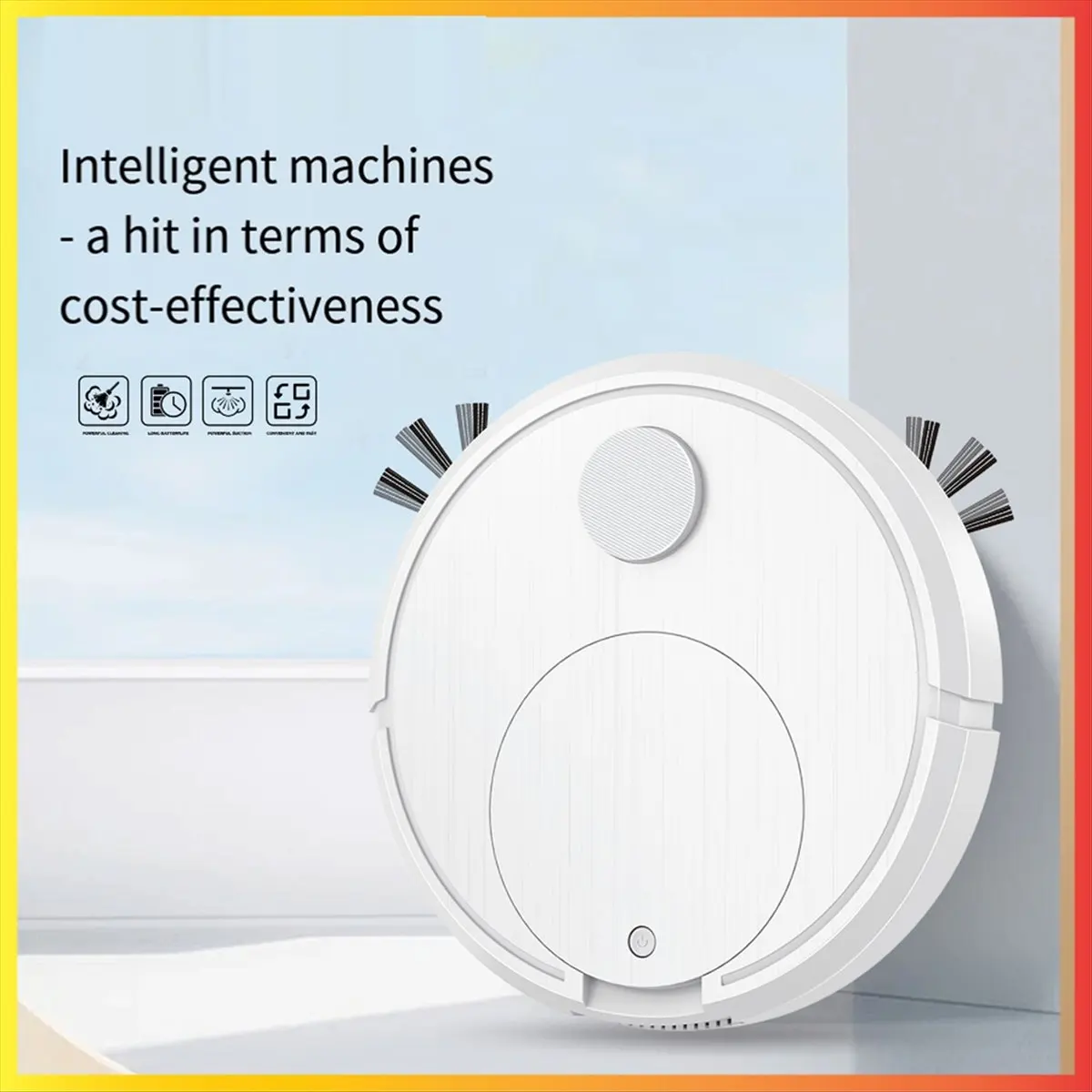 2025+ Sweeping Robot Intelligent Household Vacuum Cleaner USB Charging Fully Automatic Vacuuming, Sweeping and Mopping Machine