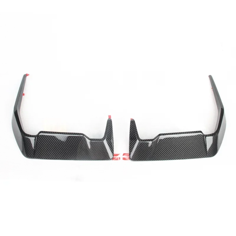 For BMW 5 Series G60 Real Dry Carbon Fiber 2024+ Exterior Front Bumper Air Knife Side Trend Decoration Modification Body KIt