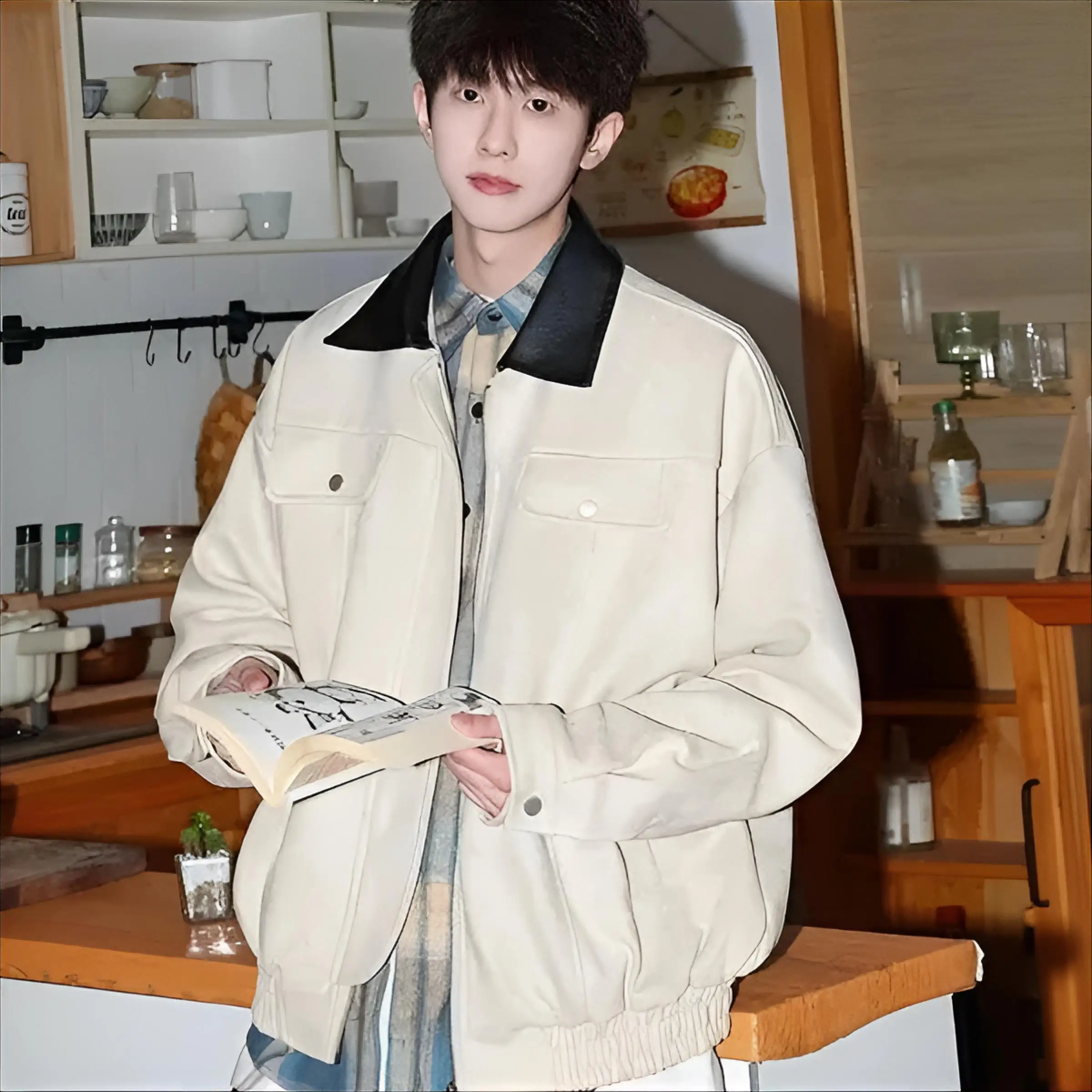 

Мужская куртка в корейском стиле, итальянская роскошная зимняя серая куртка для активного отдыха, с капюшоном, золотистая, в военном стиле, для строительных работ, осенняя, для альпинизма, в стиле BF