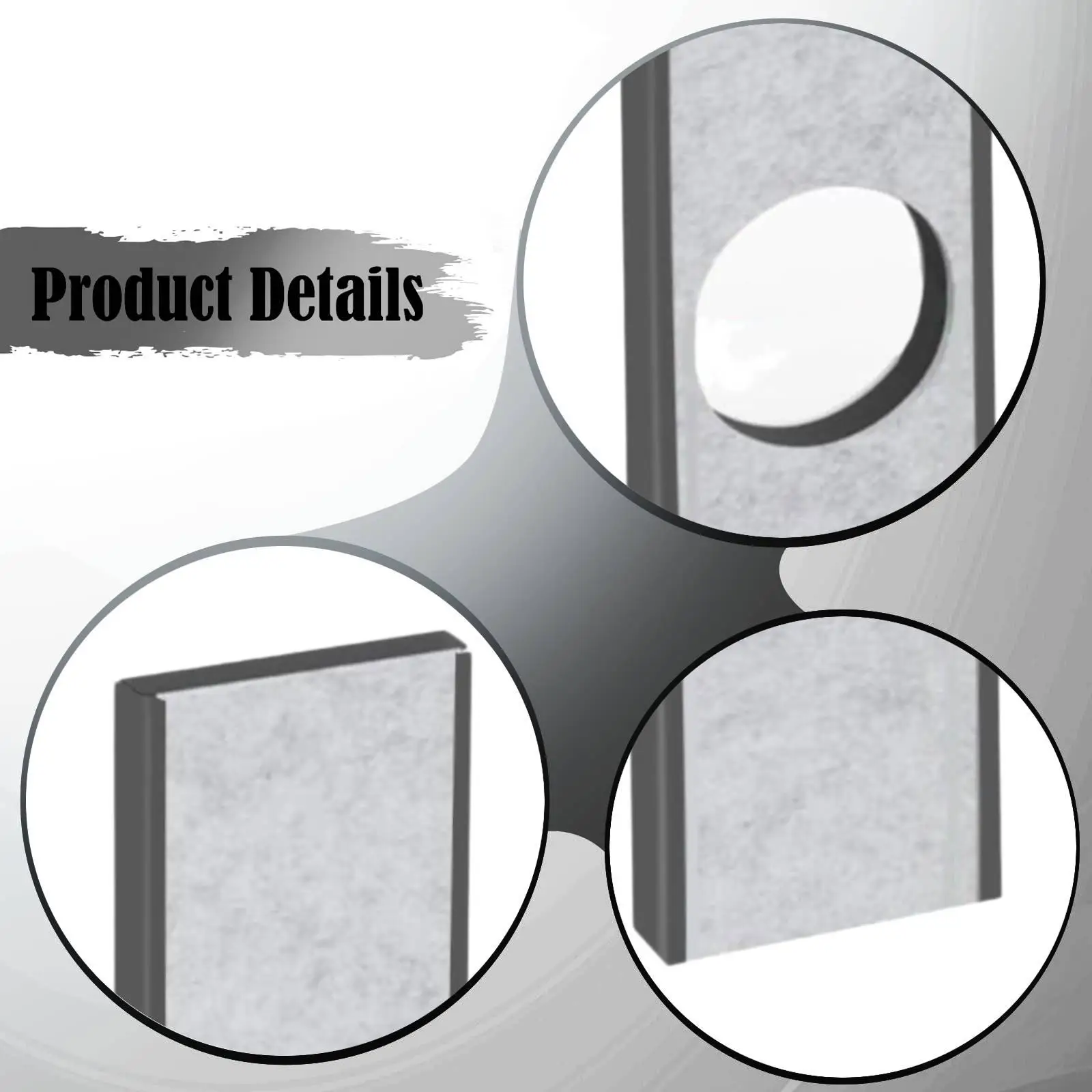 3 Pieces AC Vent Seal Panels Sturdy Thick Air Conditioner Window Vent Kit Insulated Foam Panels for Reduce Noise Fill Gap