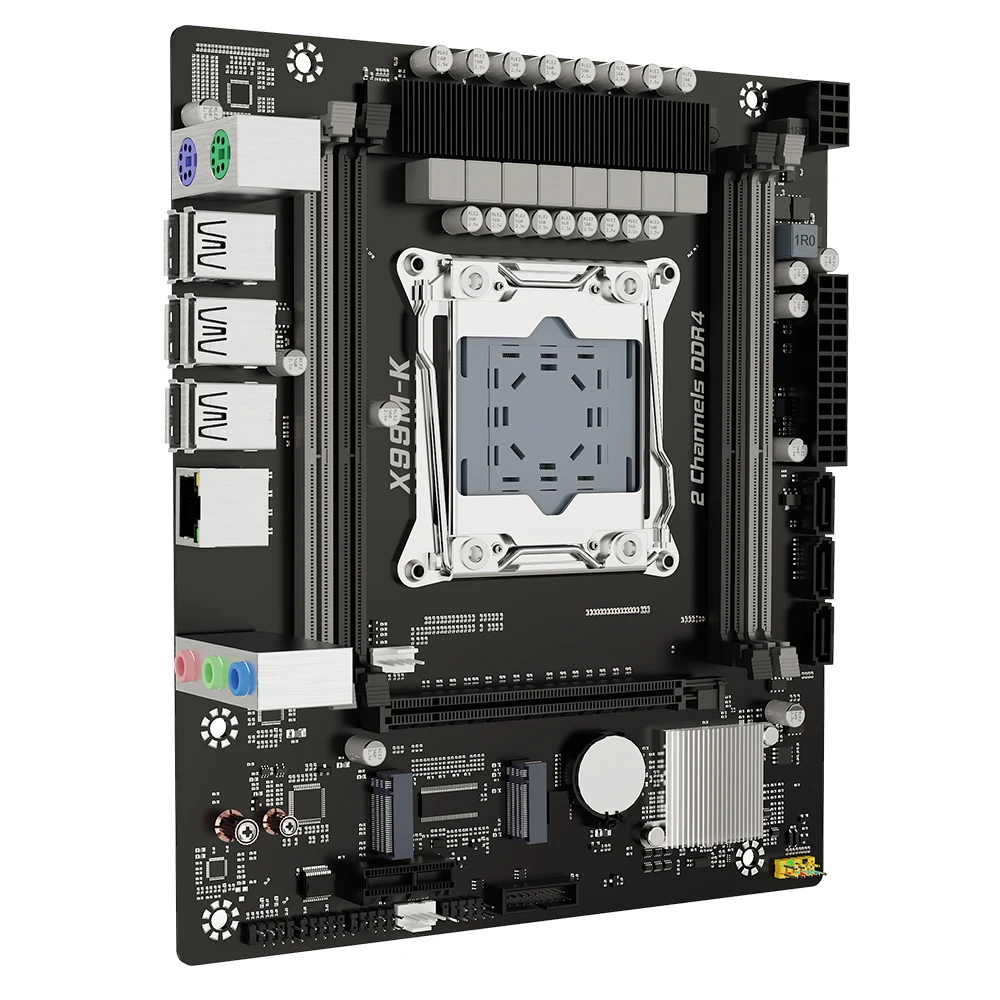 KIT de juego de placa base X99 M-K con CPU Xeon E5 2667 V3 y 16GB (2*8GB) DDR4 2133MHZ REG الذاكرة الكاملة placa mae X99 Kit
