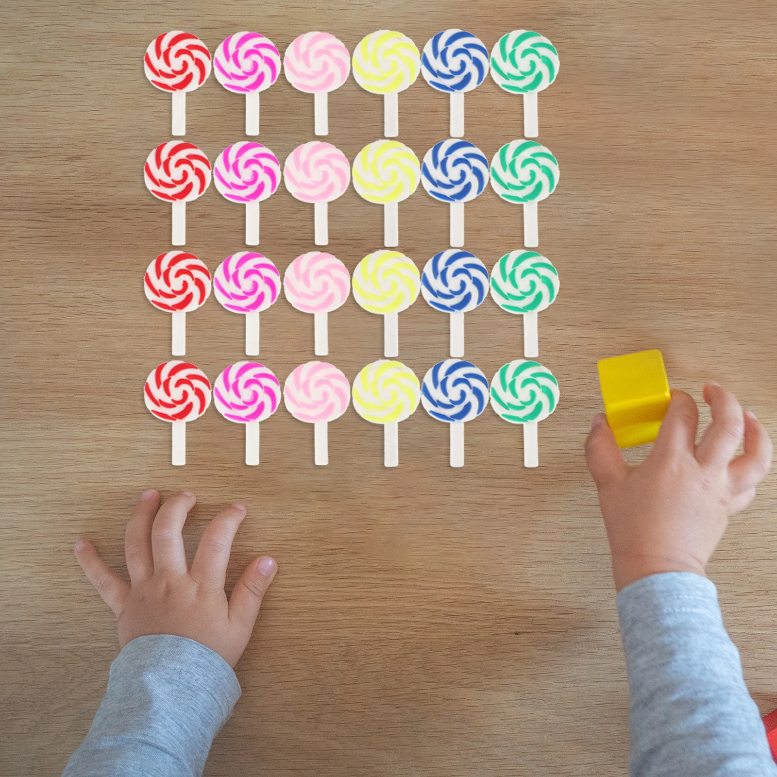 

36 Pcs Clay Lollipops Kids Crafts Decorations DIY Materials School Projects Parent Child Activities Phone Accessories