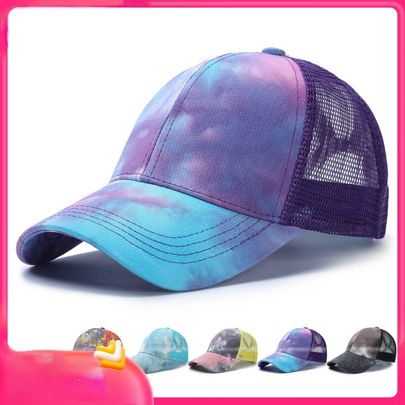 Summer Women's Sunscreen Baseball Cap Fashion Everything Breathable Mesh Caps Can Tie High Ponytail Sports Sun Hat Men's Hats