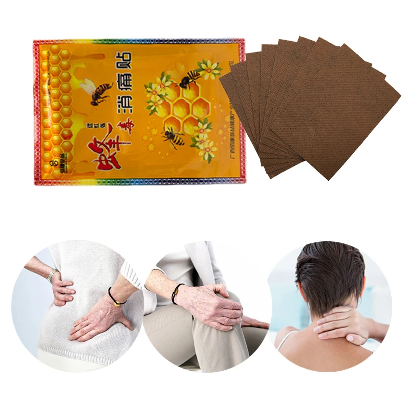 88Pcs/11Bags Bee Venom Extract Pain Patch Effective Relief Knee Joint Pain Leg Musle Pain Chinese Medical Plaster