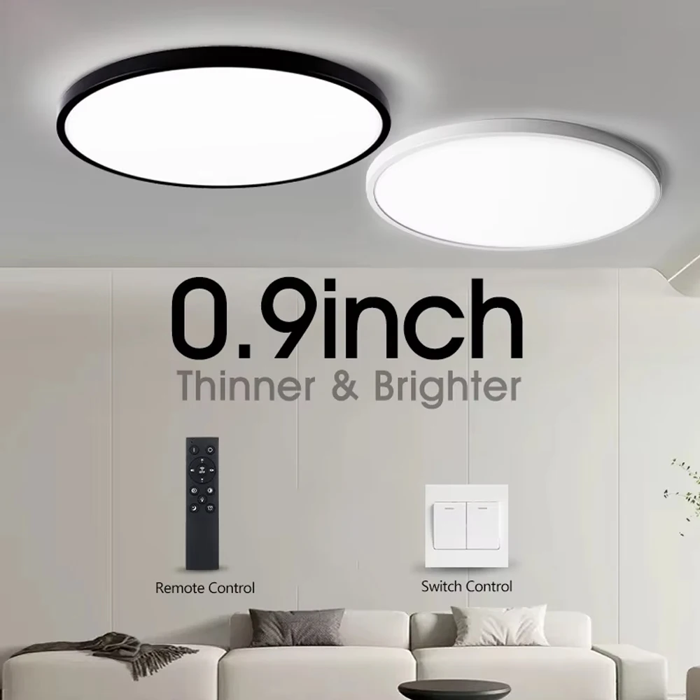 2cm Ultra-thin LED ceiling light 24W 28W 38W 48W warm white cold white neutral white indoor modern lighting Decoration Home