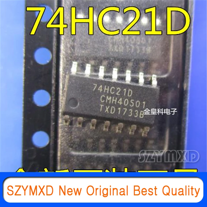 10Pcs/Lot New Original 74HC21 74HC21D SN74HC21D SOP14 logic IC In Stock