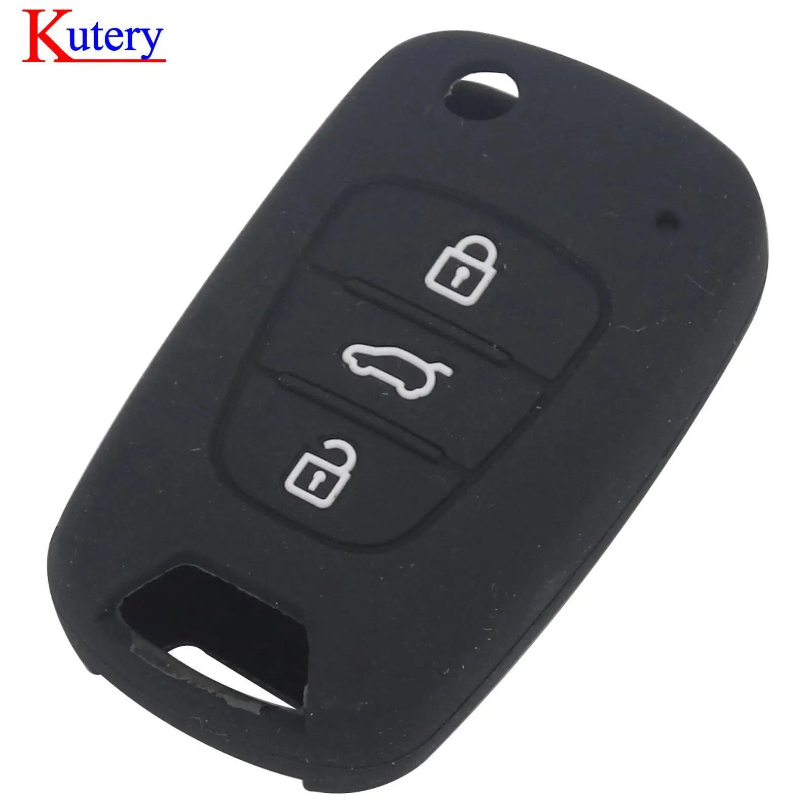 jingyuqin 3BTN Silicone Remote Key Case For Hyundai I20 I30 I35 IX20 IX35 Accent For Kia Sportedge 3 Rio Ceed Soul Cerato 2