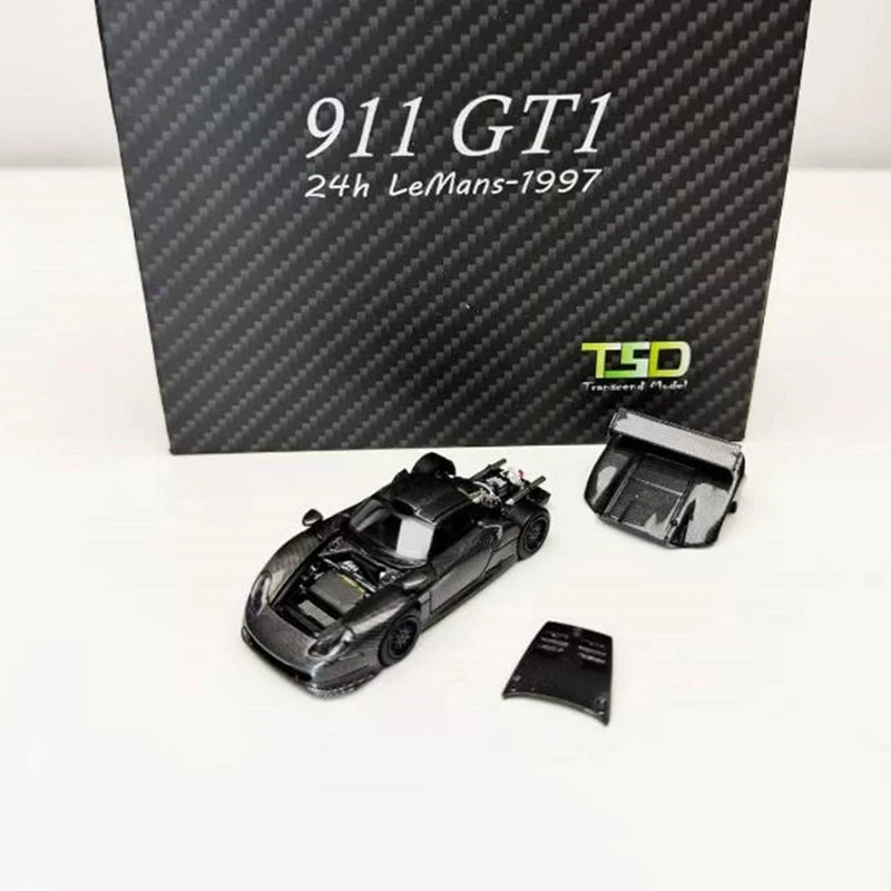 

TSD Diecast Original 1:64 Scale 911 GT1 LeMans Alloy Model Simulation Decoration Souvenirs Gifts Collection Static Display