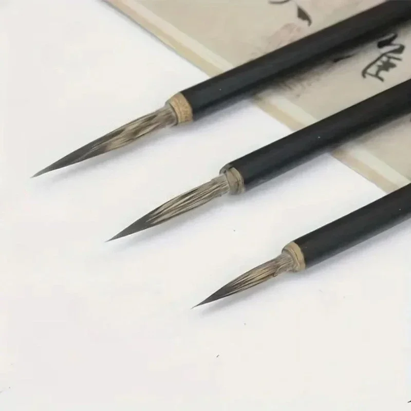 Fine Detail Painting Brush Mouse Whisker Liner for Chinese Calligraphy Watercolor Art Tool