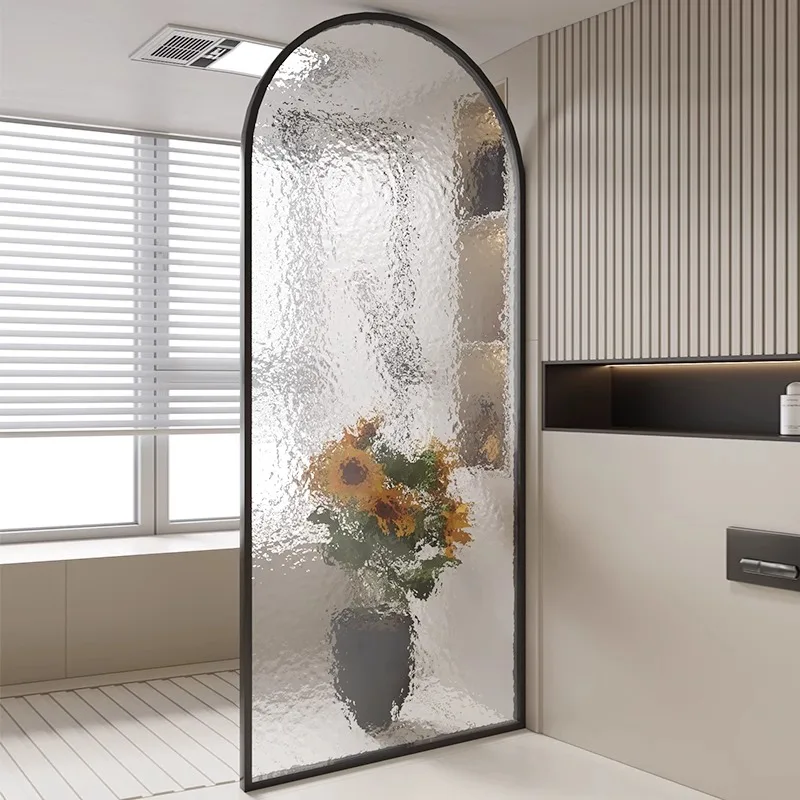 Lichte luxe water gegolfd golfscherm badkamer douche scheidingswand