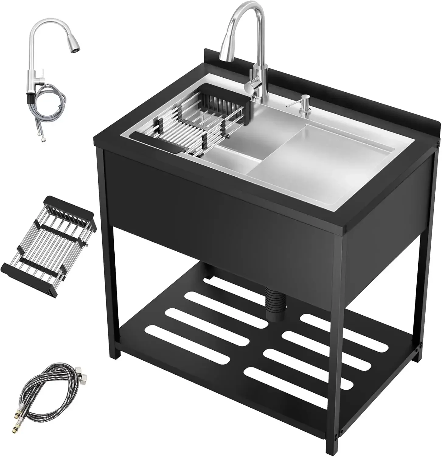 Stainless Steel Utility Sink, 36.6