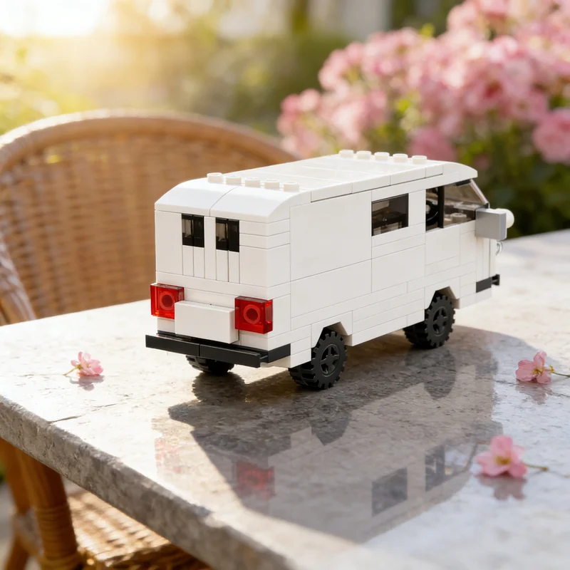 ตัวต่อ MOC UAZ Buhanka MOD DeMarco S 2 รุ่นมีหน้าต่าง 113 ชิ้น ของเล่นตัวต่อ ของขวัญคริสต์มาส ตัวต่อสำหรับเด็ก