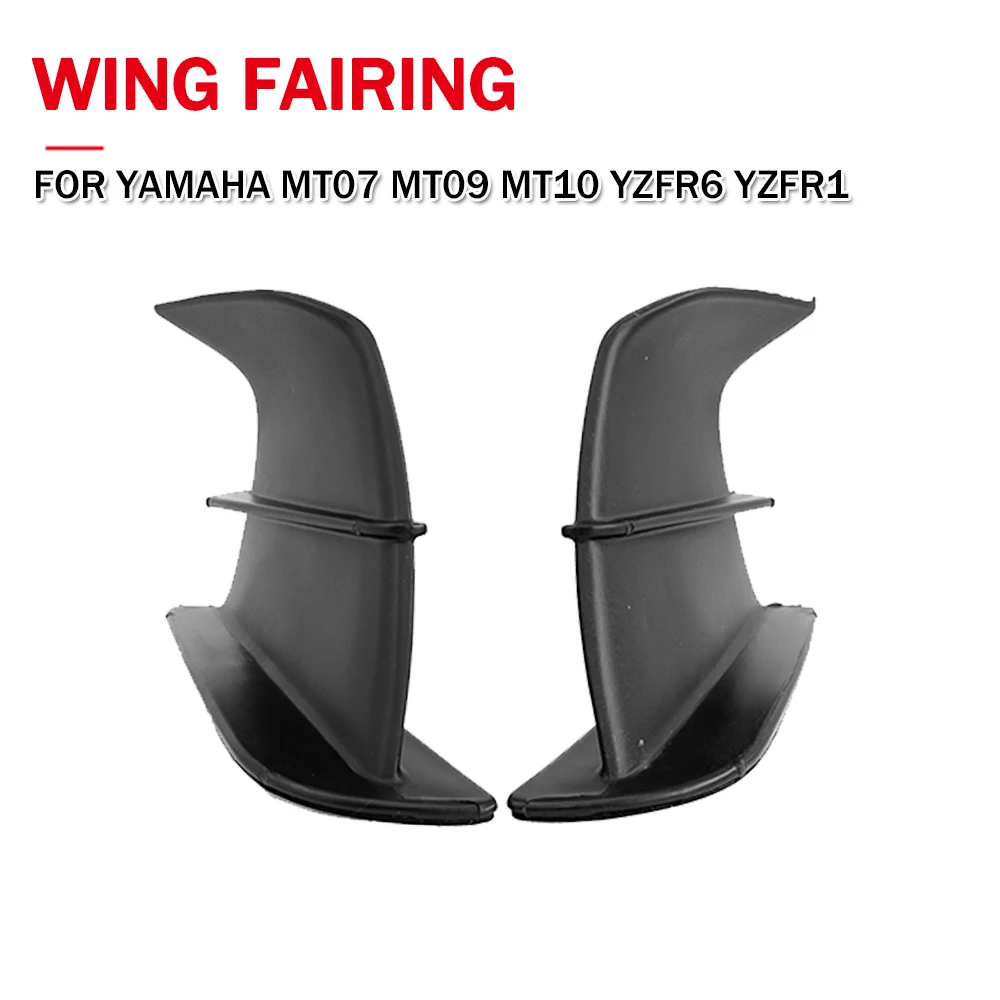 

Motorcycle Winglet Fairing Aerodynamic Spoiler Wing Kit Fixed Wind Deflector For Yamaha BWS RS JOG JOE GP R6 MT07 MT09 MT10 YZFR
