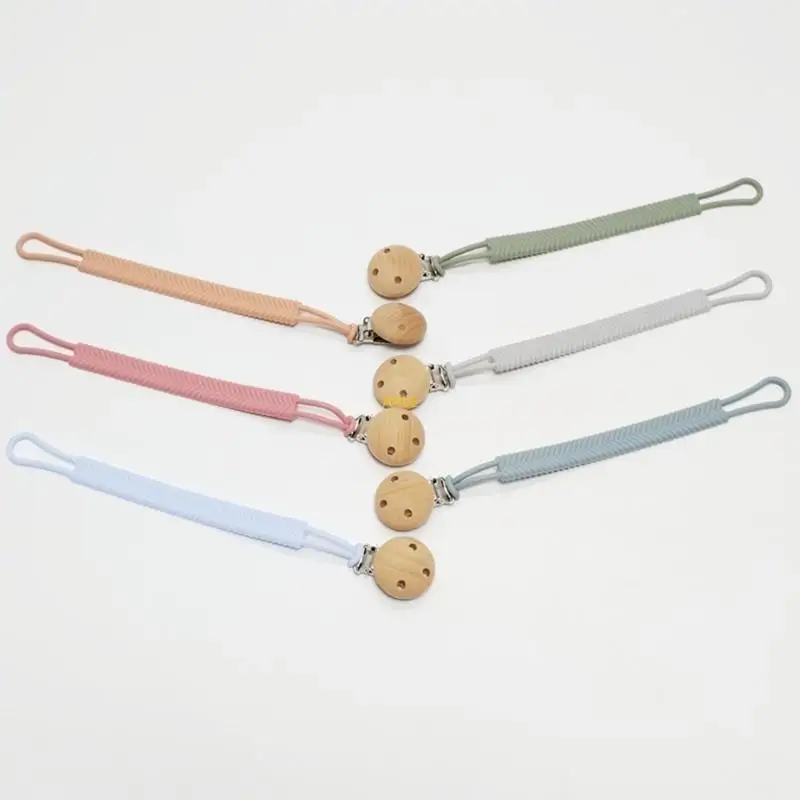 مقطع مصاصة سيليكون بصيص Binky حامل Bpafree Baby Pacifier Strap لـ & Beining Toy Best Down