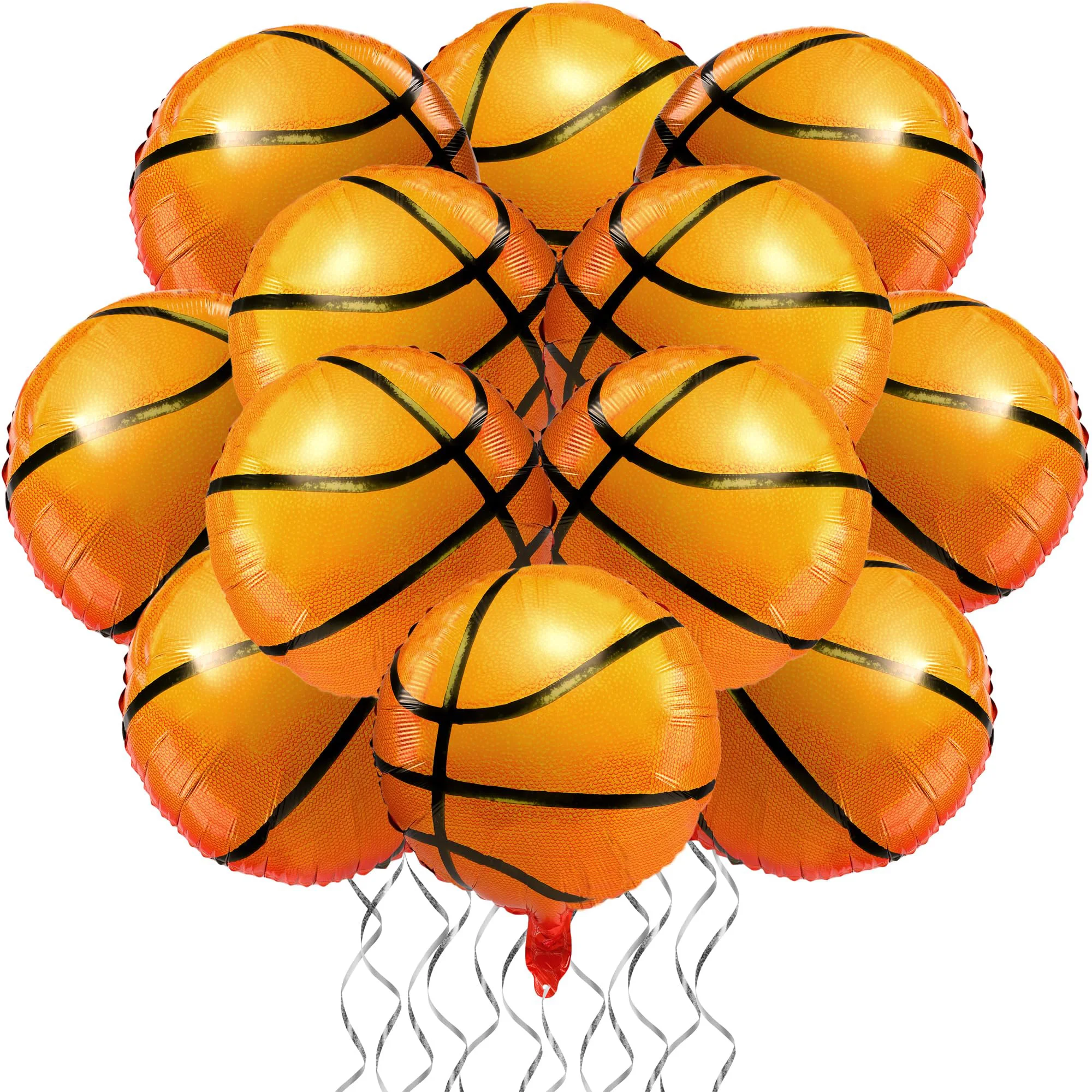 18 inches Basketball Helium Mylar Balloons Basketball Theme Party Supplies Kids Boys Girls Sport Birthday Party Decorations