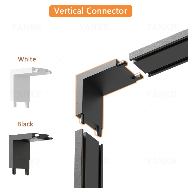 Magnetische Led-railverlichting 6 mm ultradun veilig 48 V Opbouwplafondsysteem Geen hoofdlicht Zwart Wit Magneetraillamp Verlich