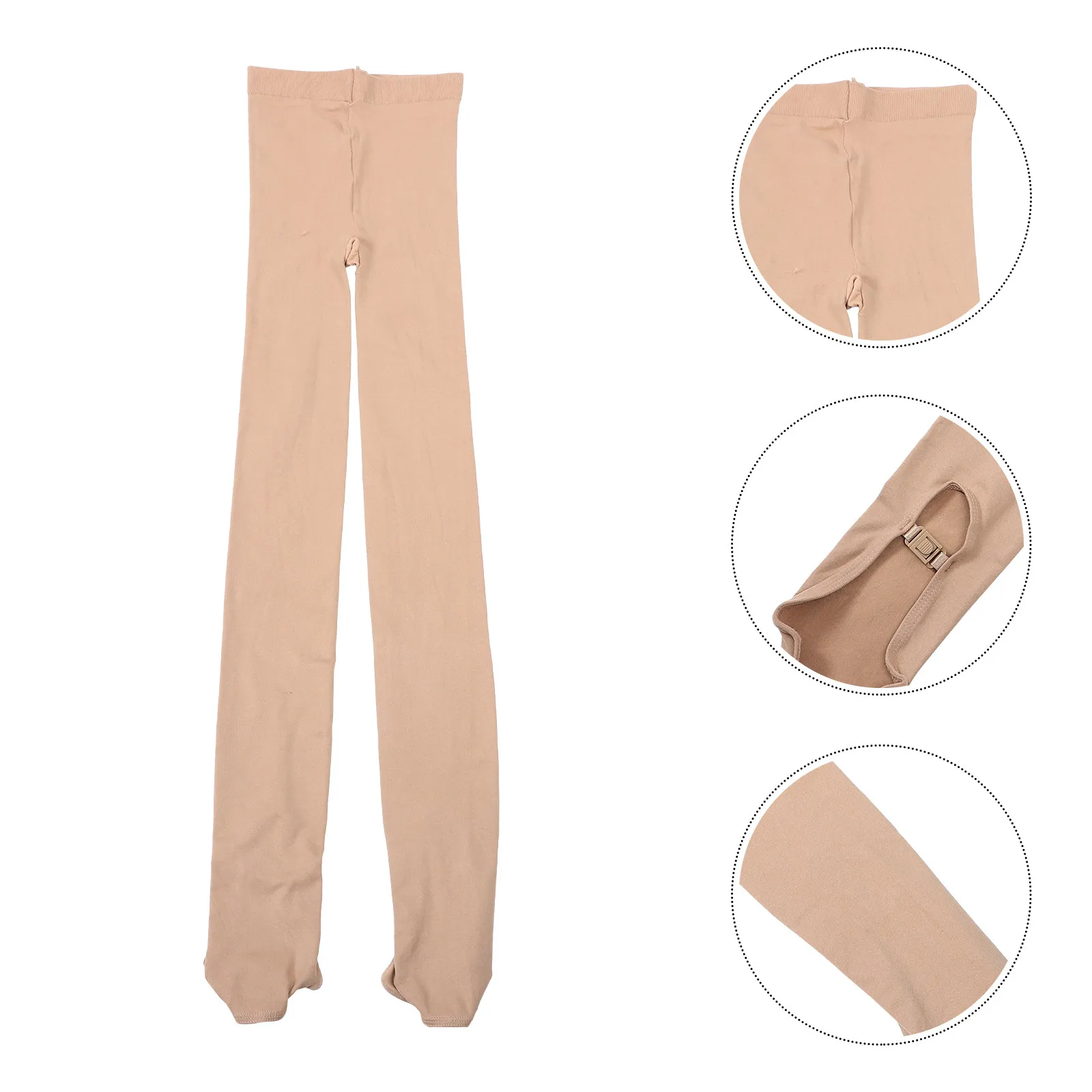 Thick Warm Skating Tights Women Long Stocking Thermal Pantyhose Winter Washable Nylon Skate Pants Deep Skin Size 8 11 Secure