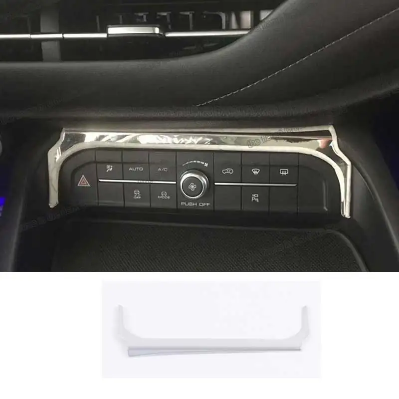 car AC switch center control frame trims for Haval F7 F7X interior details accessories 2019 2020 2021 decoration 2022 2023