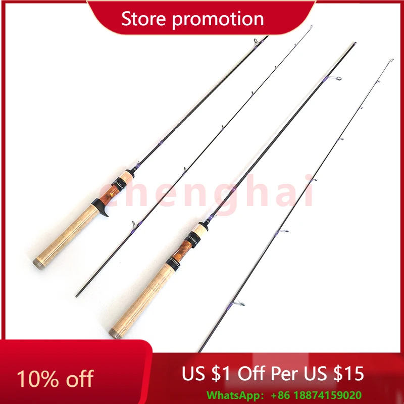 

1.7m Carbon Spinning Ultra Light Solid Rod Slightly Super Soft Micro-object Bait Casting Fishing Rod for Stream