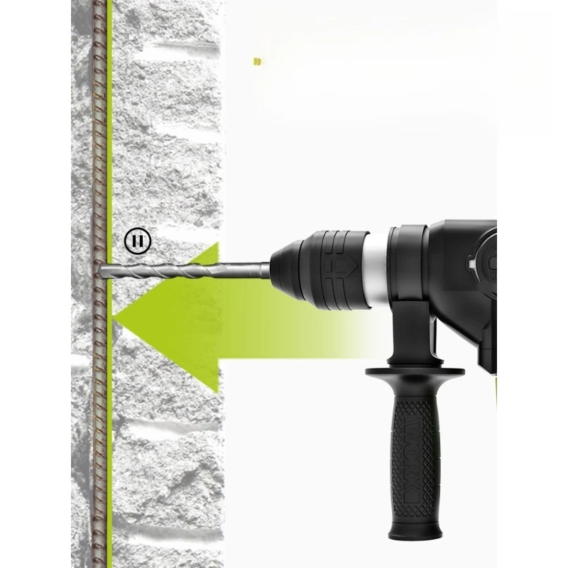 Electric Pick WU327 Dual-purpose Concrete Impact Drill Multifunctional Industrial-Grade Power Tool