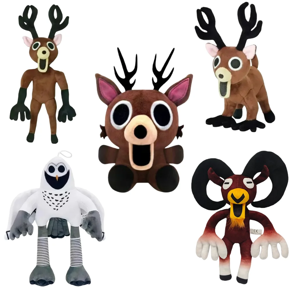 2026 Nieuwe Stijlen op Voorraad 99 Nachten Herten Pluche Pop 99 Nachten in Het Bos Anime Randapparatuur Speelgoed Halloween Kerstcadeau