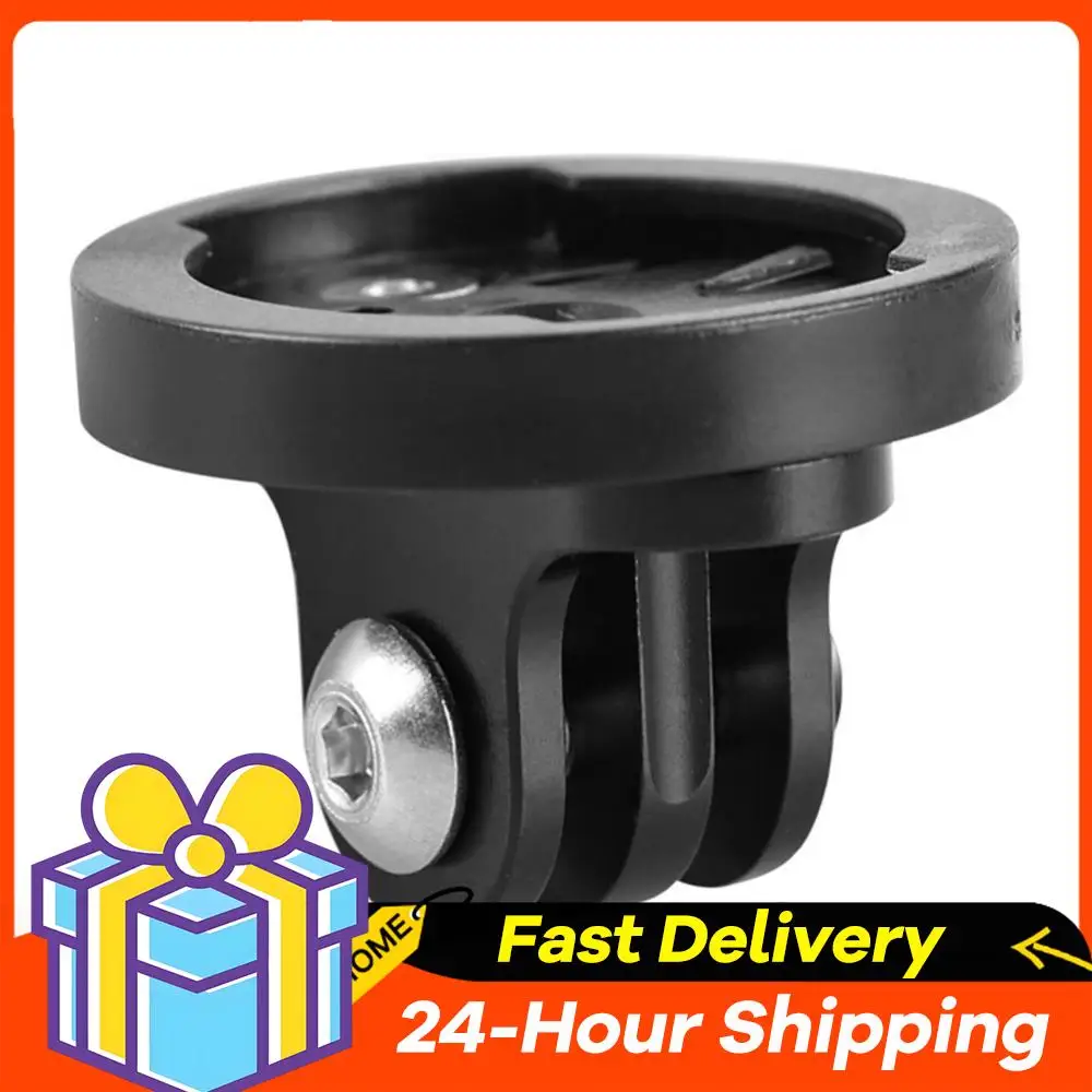 حامل كاميرا الدراجة، محول دعامة تثبيت ثابت للكمبيوتر، محول كاميرا من سبائك الألومنيوم لواجهة Garmin Edge