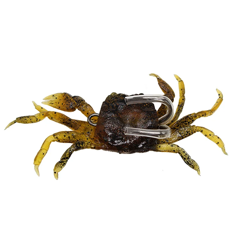 

【Must-Haves】20PCS Artificial Crab Baits 3D Simulation Crab Lures With Sharp Hooks Sea Fishing Crab Bait Traps Fishing Accessorie