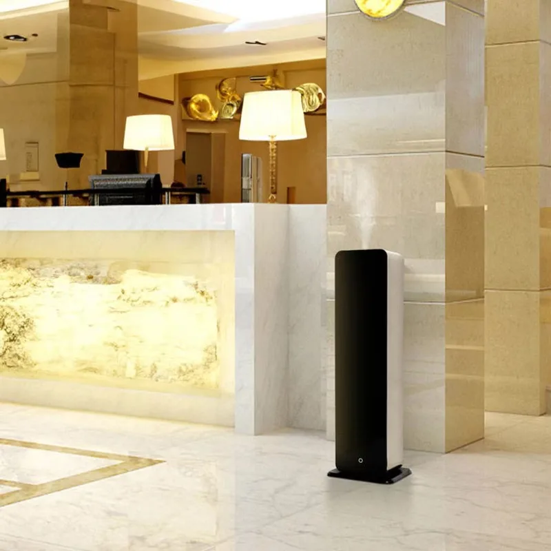CE Certified Smart Wall Mounted Metal Scent Diffuser, Commercial Essential Oil Aromatherapy Air Diffuser for Hotel Lobby